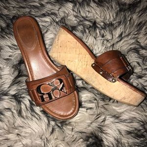 Coach Wedge Sandals